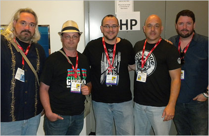 L to R: Todd Doogan, Adam Jahnke, Bill Hunt, Cliff Stephenson & Charlie de Lauzirika