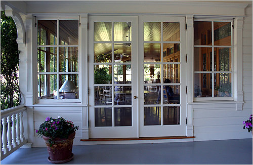 The view on the porch