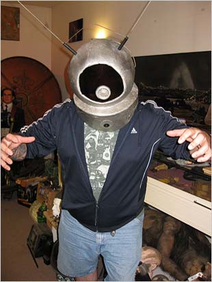 Todd Doogan trys out for Robot Monster II.